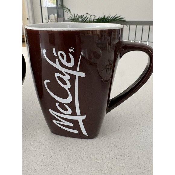 Lot of 4 McDonald’s Limited Edition 001 Brown McCafe 2014 Coffee Mugs Cups - Picture 3 of 13